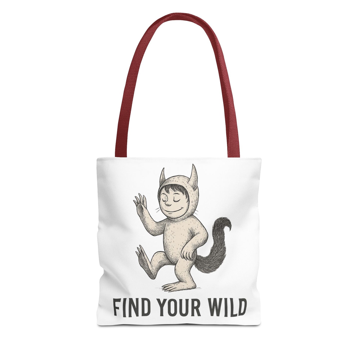 Find Your Wild Monster Tote Bag — Playful Creature