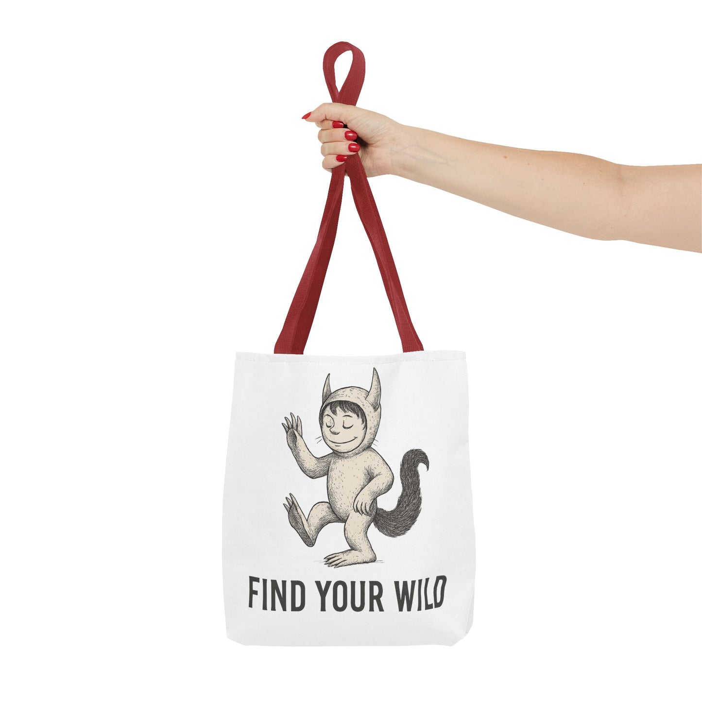Find Your Wild Monster Tote Bag — Playful Creature