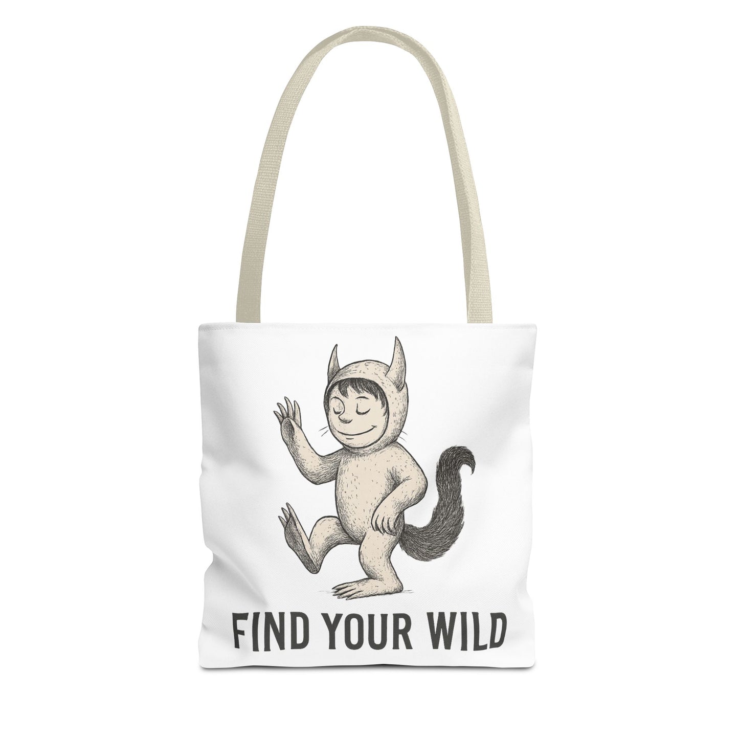 Find Your Wild Monster Tote Bag — Playful Creature