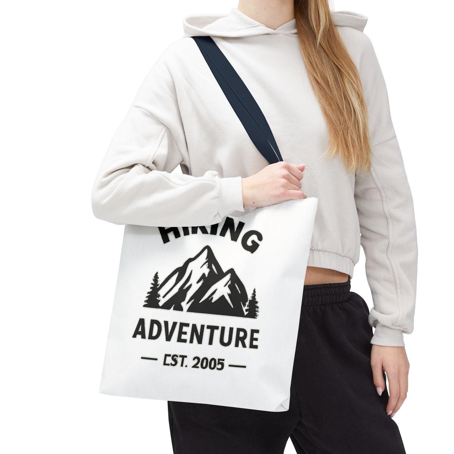 Hiking Adventure Badge Tote Bag — Mountain Est. 2005