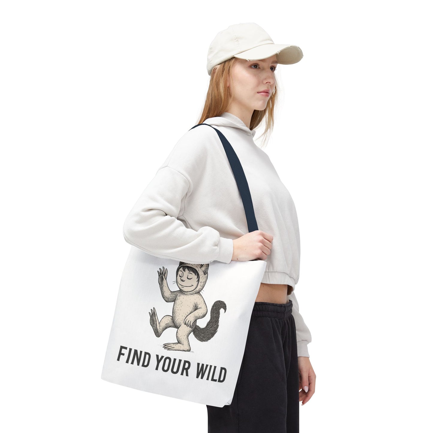 Find Your Wild Monster Tote Bag — Playful Creature