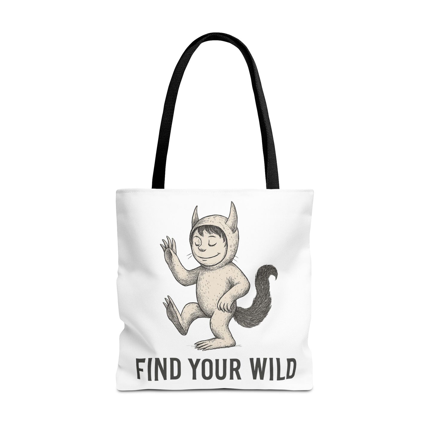 Find Your Wild Monster Tote Bag — Playful Creature
