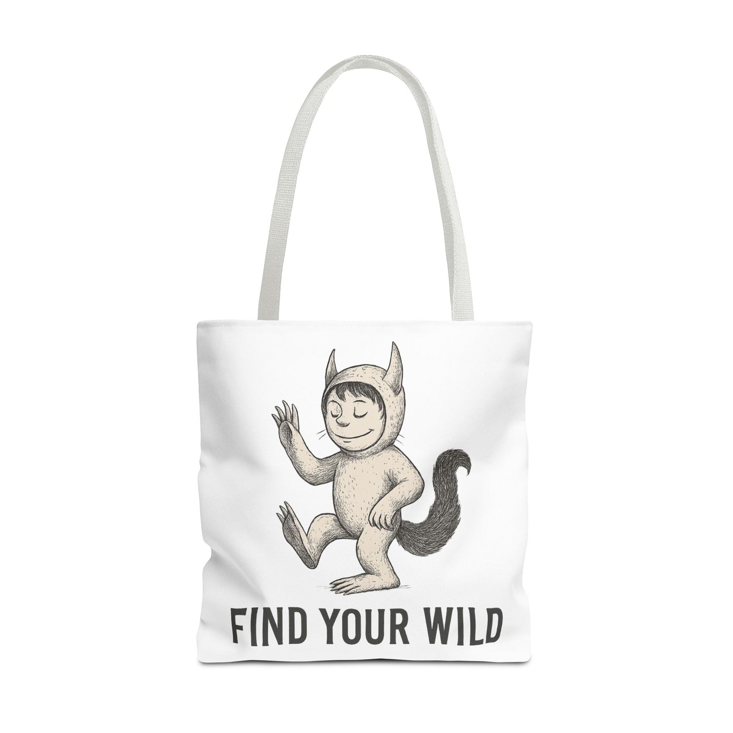 Find Your Wild Monster Tote Bag — Playful Creature