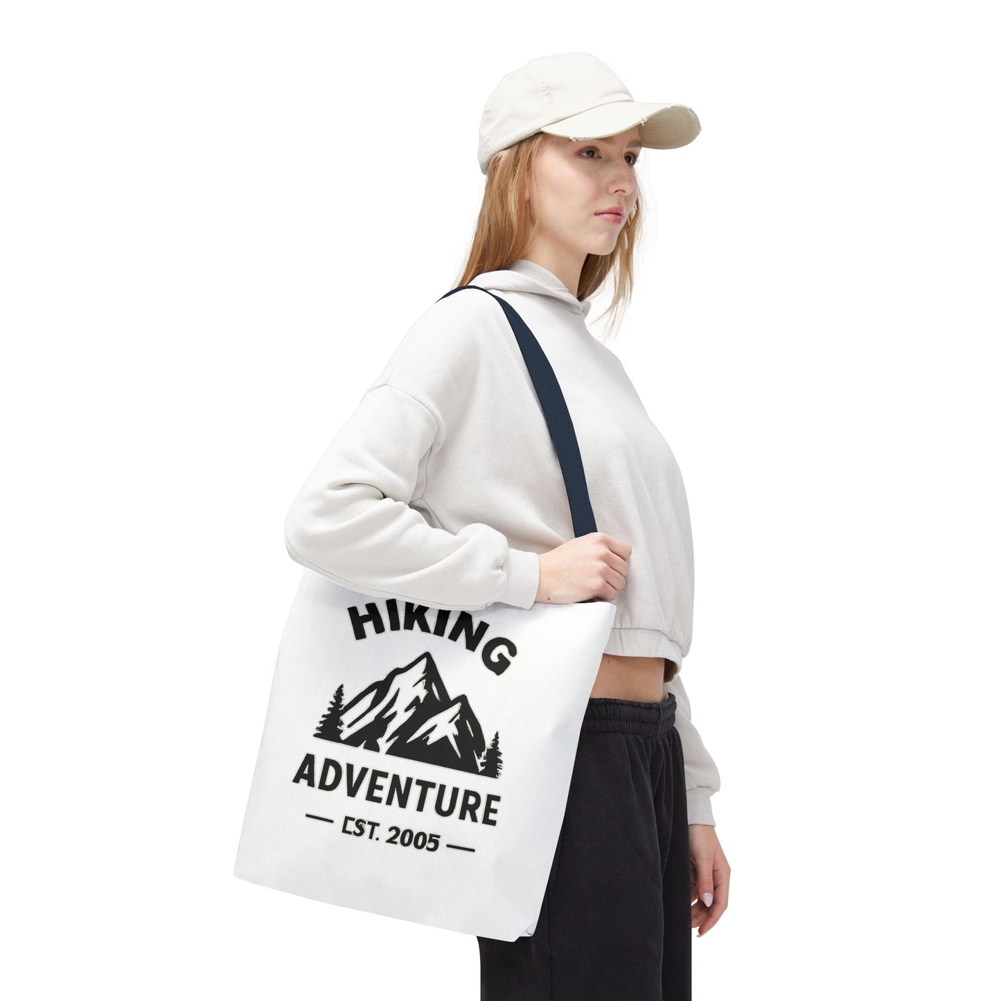 Hiking Adventure Badge Tote Bag — Mountain Est. 2005