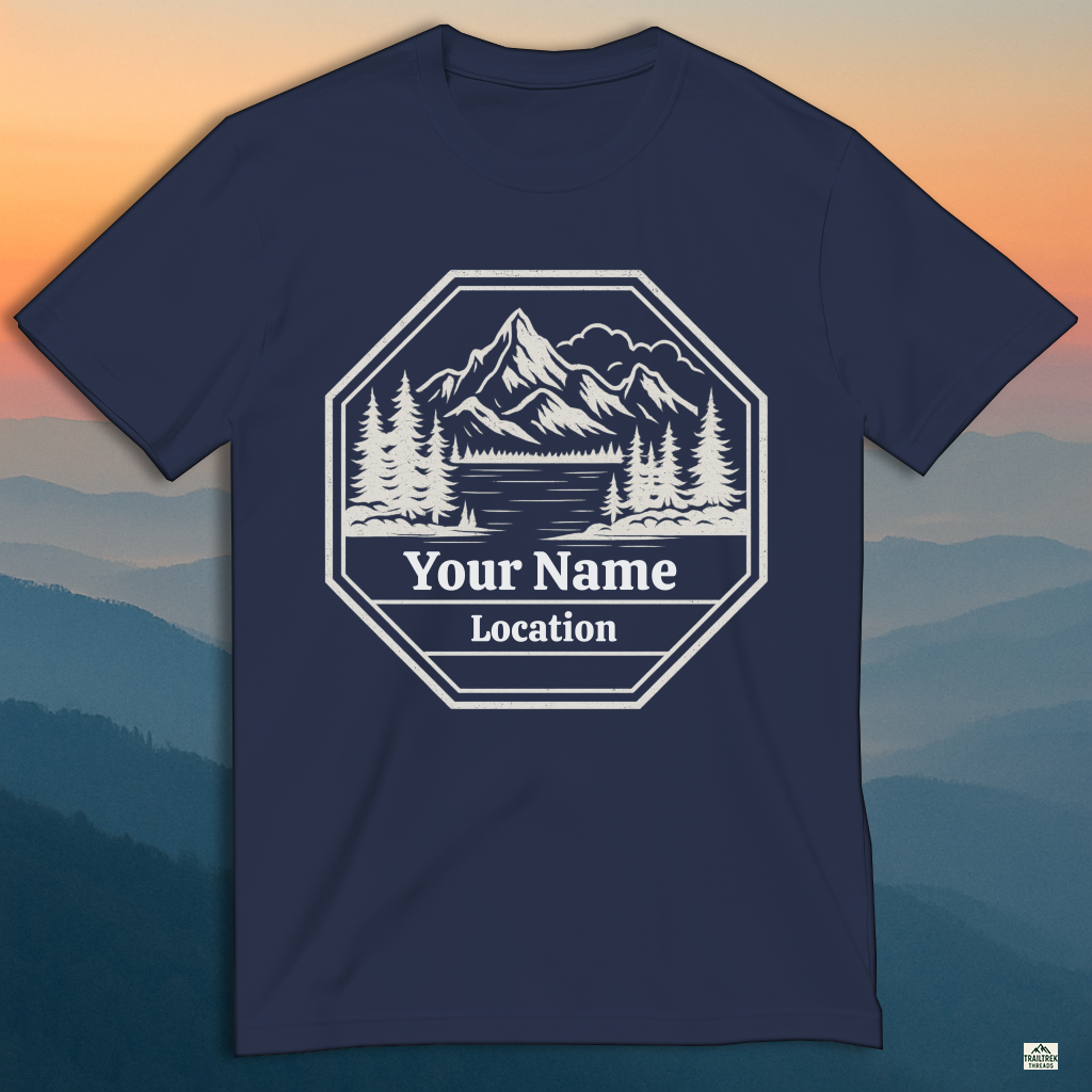 Memories Are Made While Hiking – Personalized T-Shirt