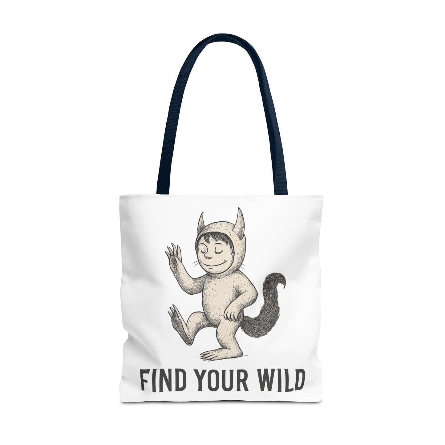 Find Your Wild Monster Tote Bag — Playful Creature