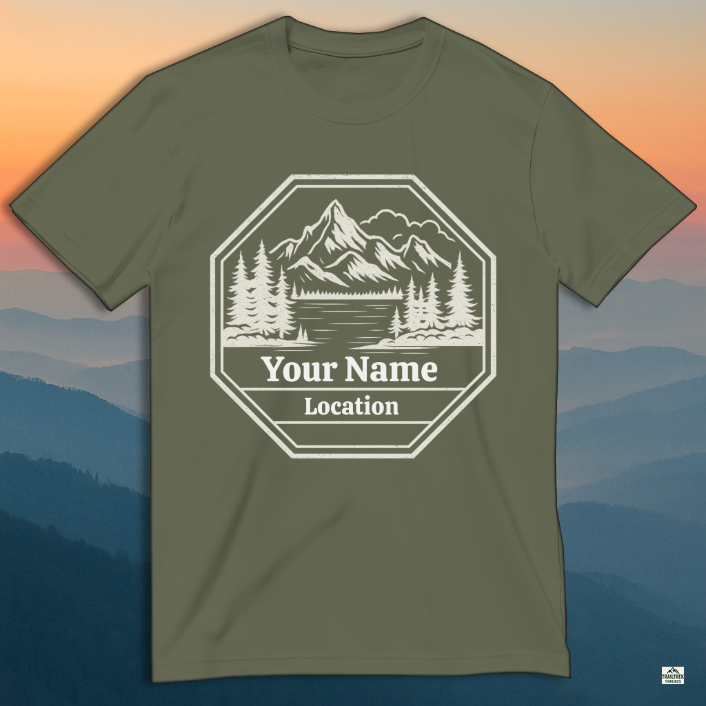 Memories Are Made While Hiking – Personalized T-Shirt