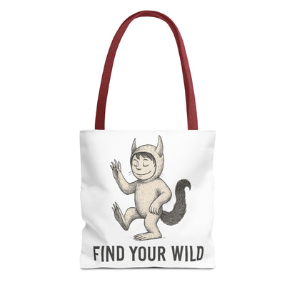 Find Your Wild Monster Tote Bag — Playful Creature