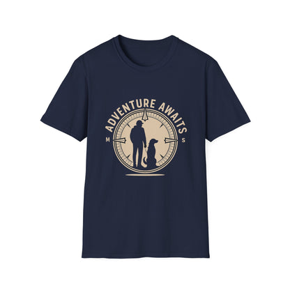 Best-selling T-shirt – My Dog Is My Compass Gift Designed For The Outdoors