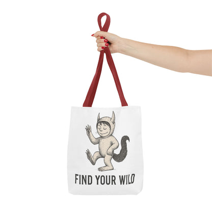 Find Your Wild Monster Tote Bag — Playful Creature
