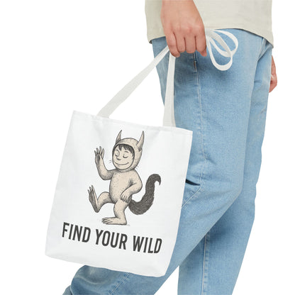 Find Your Wild Monster Tote Bag — Playful Creature