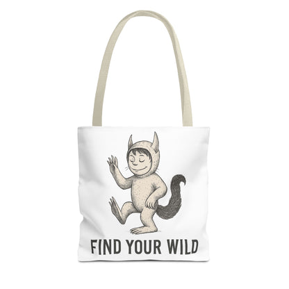 Find Your Wild Monster Tote Bag — Playful Creature