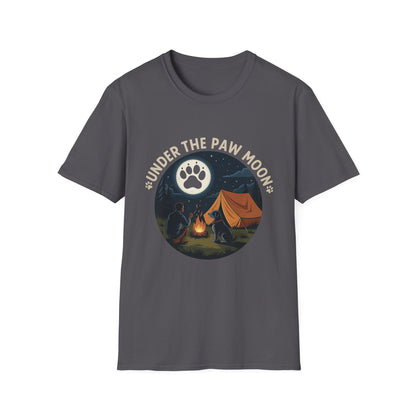 Outdoor Essential T-shirt – Under The Paw Moon Gift Designed For The Outdoors