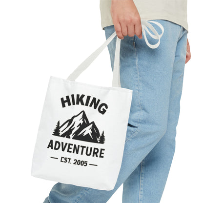 Hiking Adventure Badge Tote Bag — Mountain Est. 2005