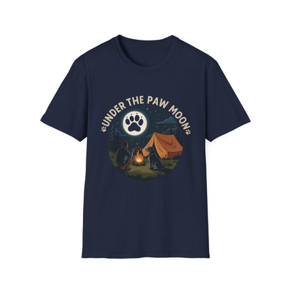 Outdoor Essential T-shirt – Under The Paw Moon Gift Designed For The Outdoors