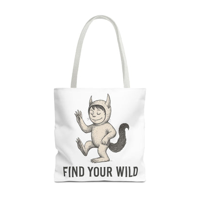 Find Your Wild Monster Tote Bag — Playful Creature