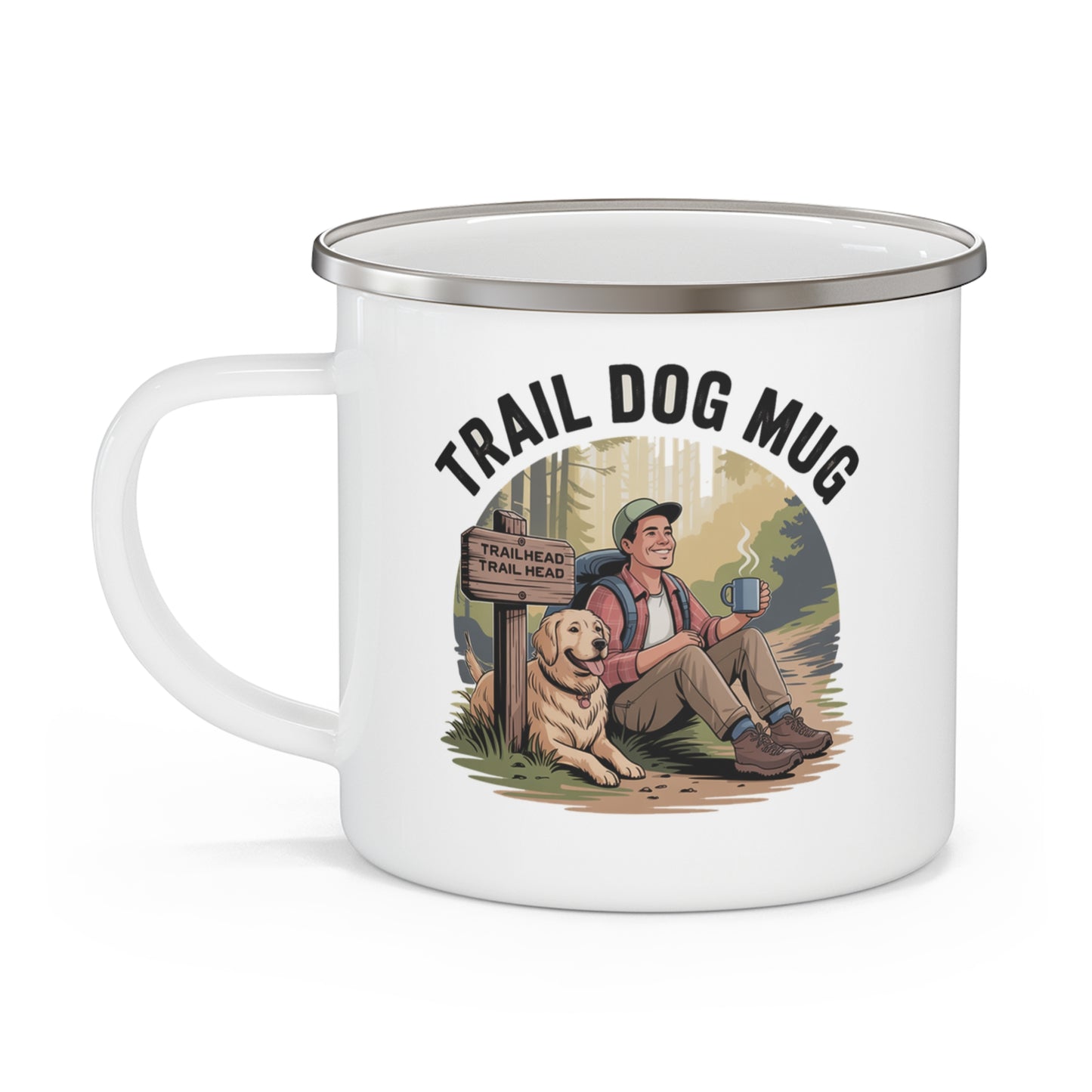 Explorer’s Choice Mug – Trail Dog Mug Gift Designed For The Outdoors