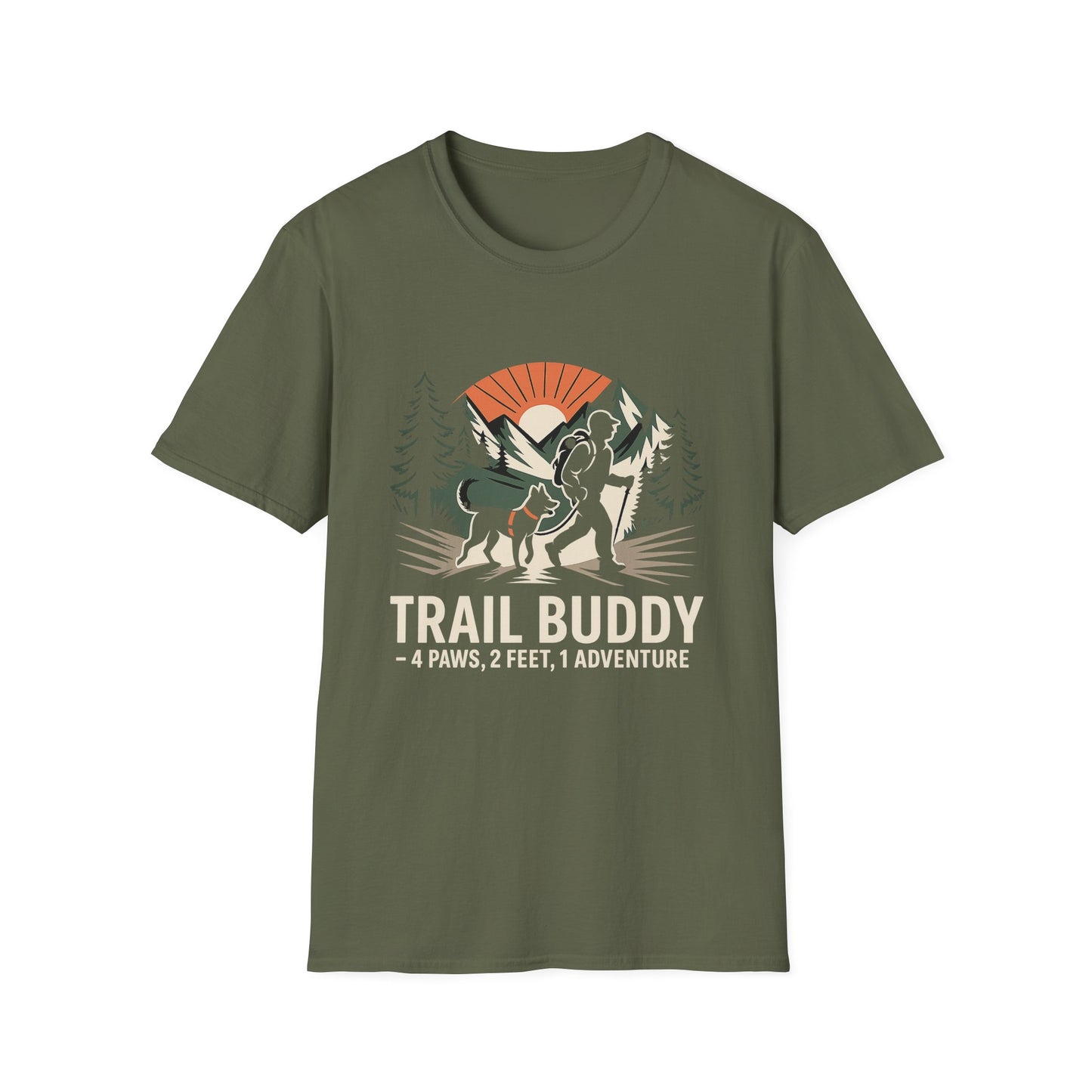 Outdoor Essential T-shirt – Trail Buddy Gift Designed For The Outdoors