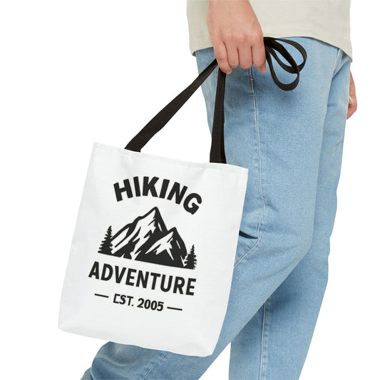 Hiking Adventure Badge Tote Bag — Mountain Est. 2005