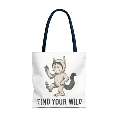 Find Your Wild Monster Tote Bag — Playful Creature