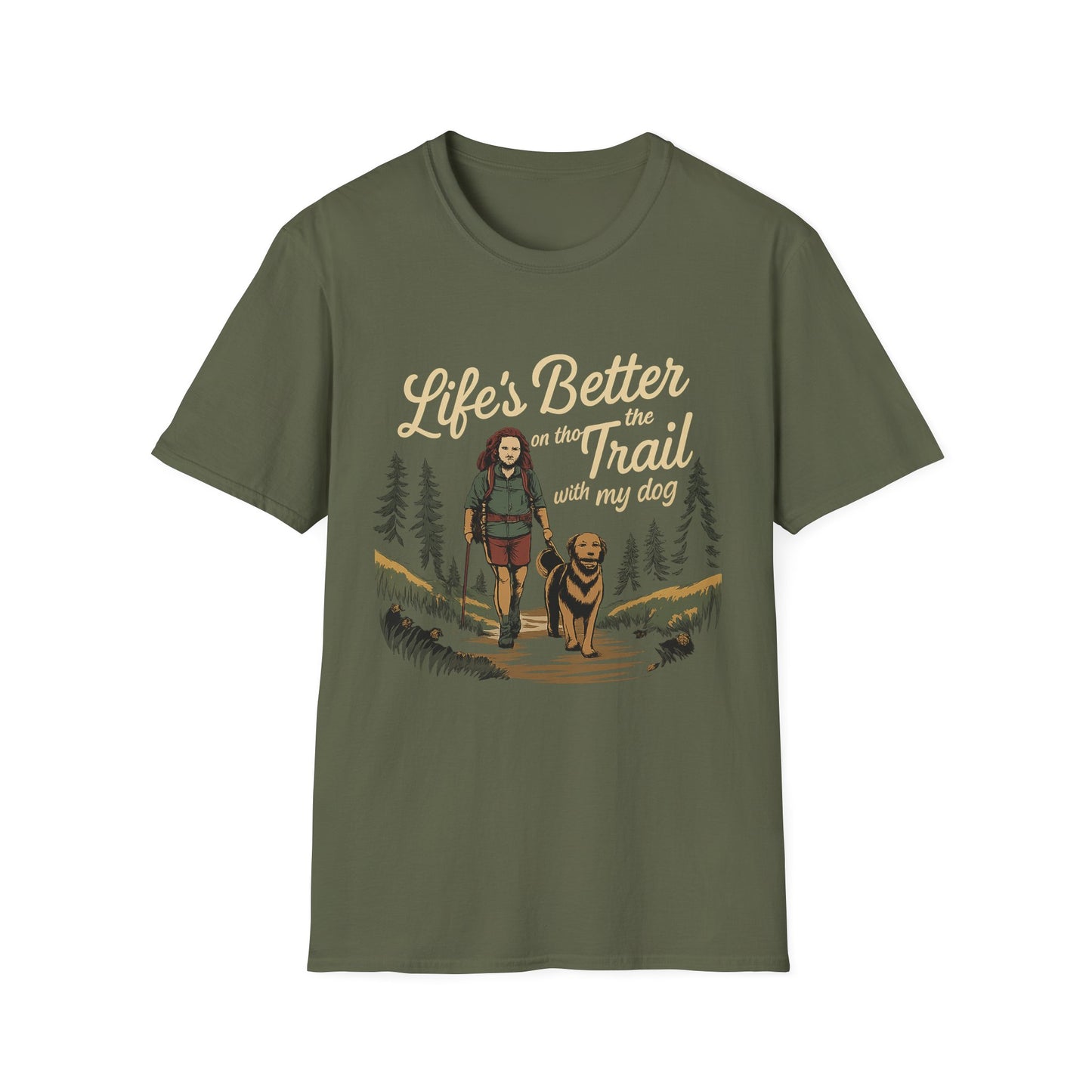 Eco-friendly T-shirt – Life Is Better On The Trail Gift Designed For The Outdoors