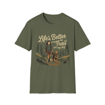 Eco-friendly T-shirt – Life Is Better On The Trail Gift Designed For The Outdoors