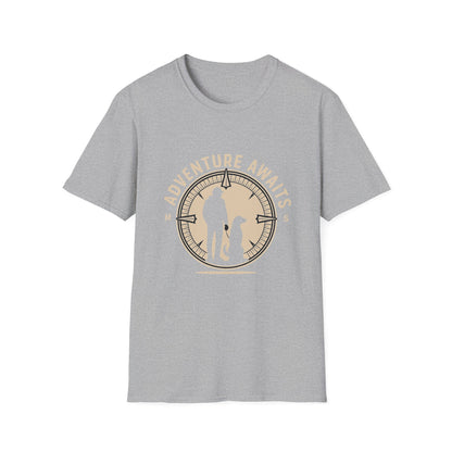 Best-selling T-shirt – My Dog Is My Compass Gift Designed For The Outdoors