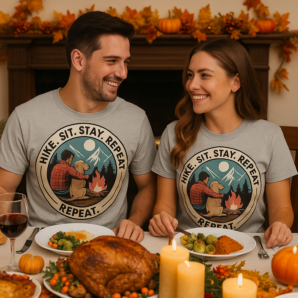 Best-selling T-shirt – Hike Sit Stay Repeat Gift Designed For The Outdoors