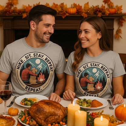 Best-selling T-shirt – Hike Sit Stay Repeat Gift Designed For The Outdoors