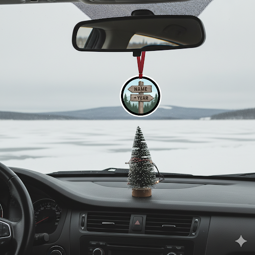 Trail Marker Post Ornament Christmas Ornament – Unique Holiday Decor
