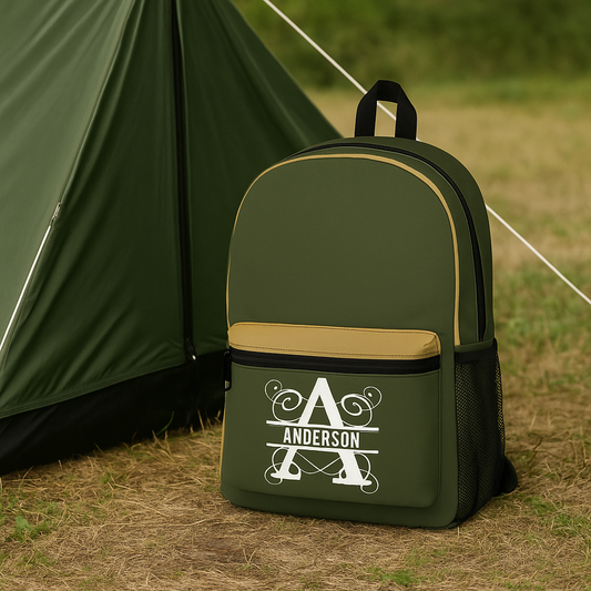 Custom Hiking Backpack with Monogram – Trail-Ready Daypack for Hikers