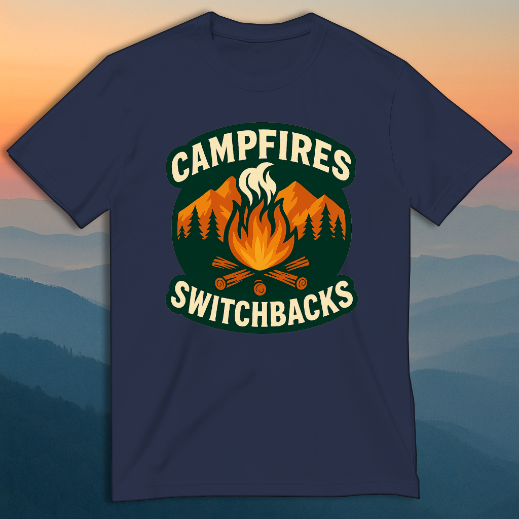 Mountain Adventure Tee – For Campfire Evenings